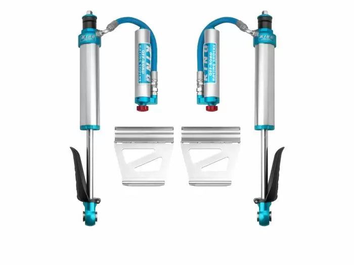 Products King 2.5 Rear Remote Reservoir Shocks w/ Adjusters for 03-22 4Runner, 07-14 FJ Cruiser and 03-22 GX470/GX460
